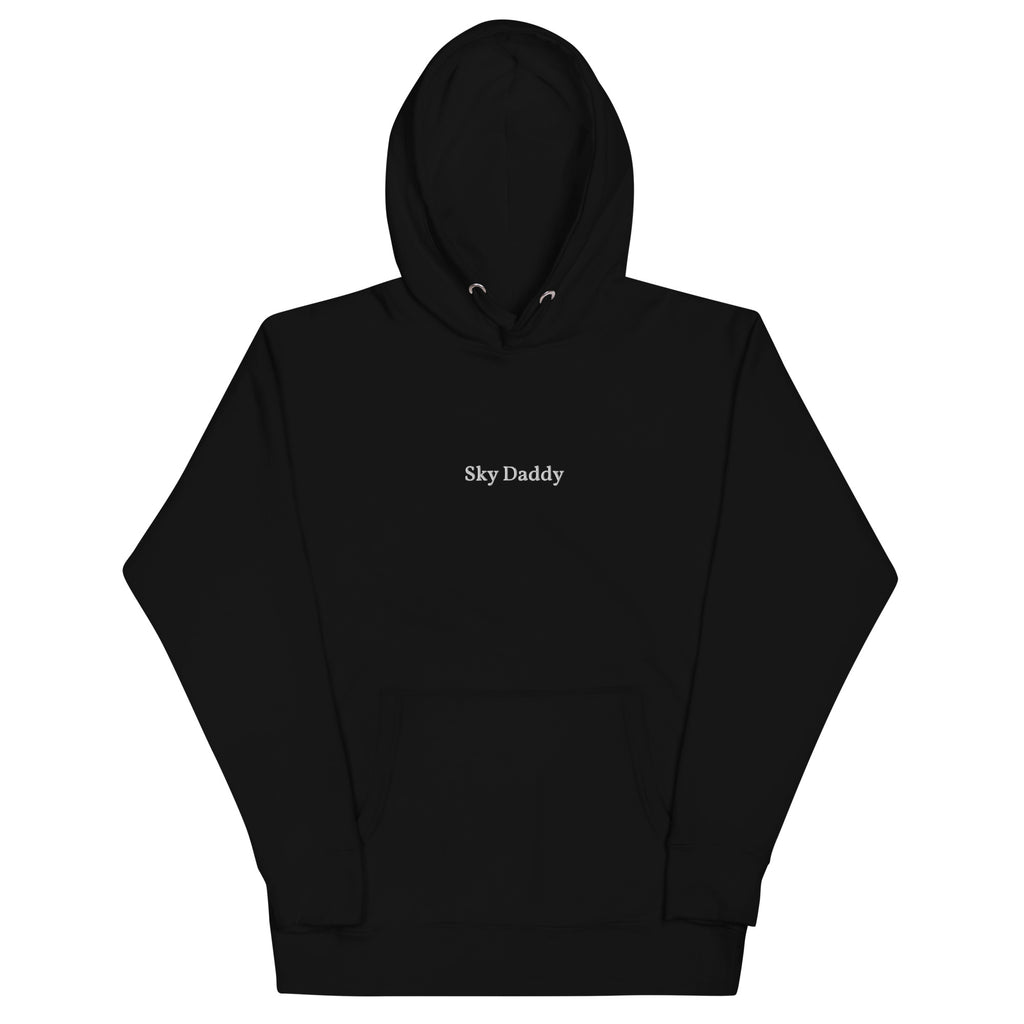 'Sky Daddy' embroidered hoodie