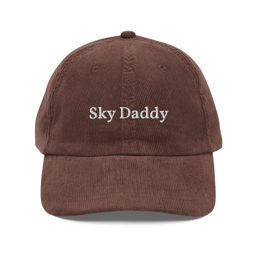 Sky Daddy corduroy cap