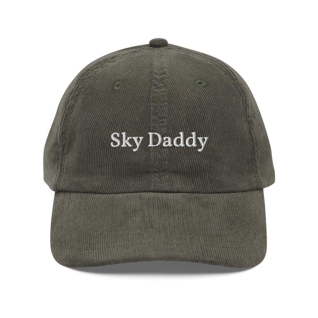 Sky Daddy corduroy cap